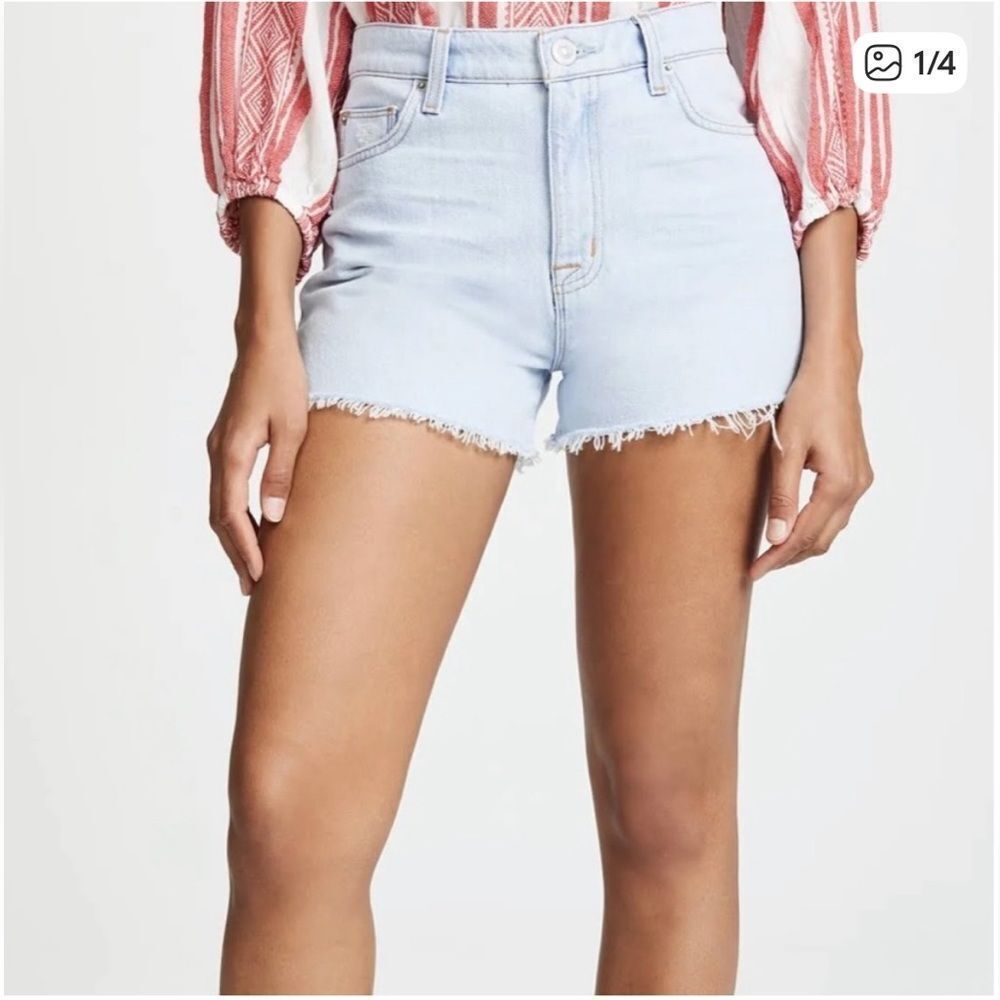 Hudson Sade High Waisted Cut Off Shorts Womens 30